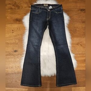 Vintage Low Rise Paris Blues Flares